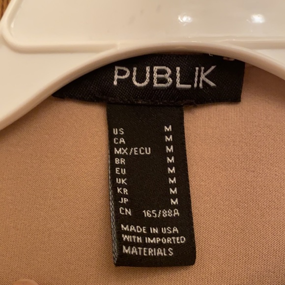 Tan/ nude body suit with open back. - Picture 3 of 3